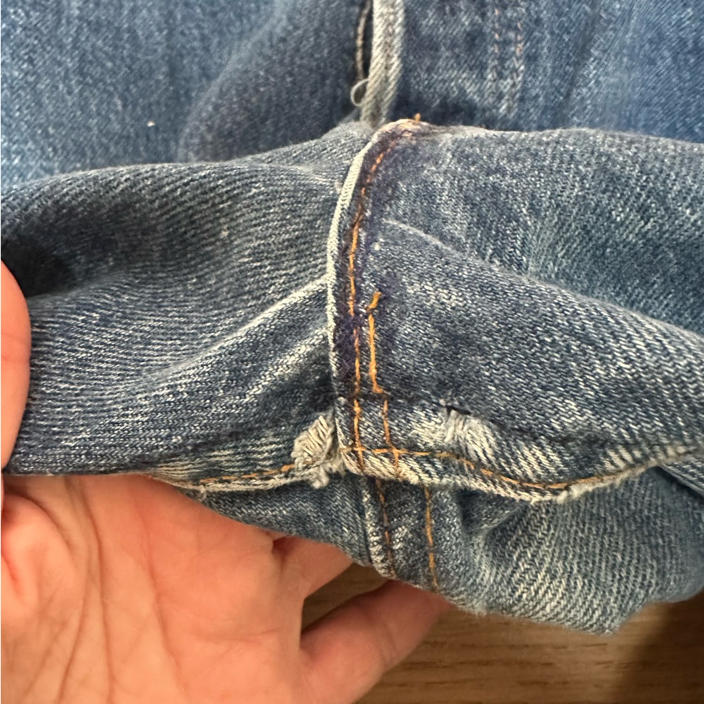 VINTAGE LEVIS 501 • USA • 36/27 Men’s Unisex Hemmed - Picture 7 of 10